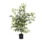 Ficus Tree Artificial Decorative Foliage, 45", Green